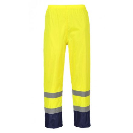 Portwest H444 - Hi-Vis Classic Contrast esőnadrág - L - sárga