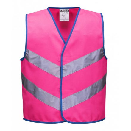 Portwest JN15 - Junior Colour Bright mellény - L - pink