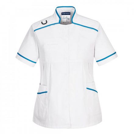 Portwest Medical Maternity Tunic LW22 - fehér / vízkék - S