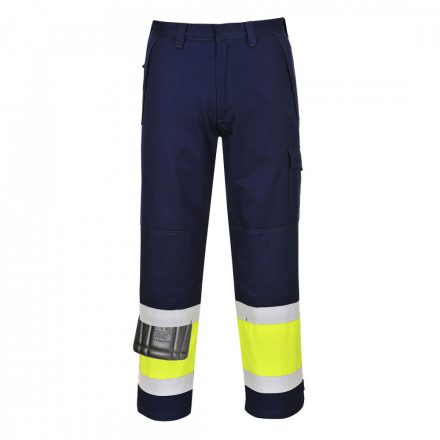 Portwest Hi-Vis Modaflame nadrág MV26 - sárga / tengerészkék - XL