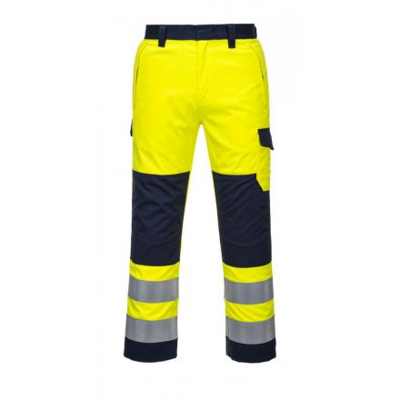 Portwest MV46 - Hi Vis MODAFLAME nadrág - L - sárga