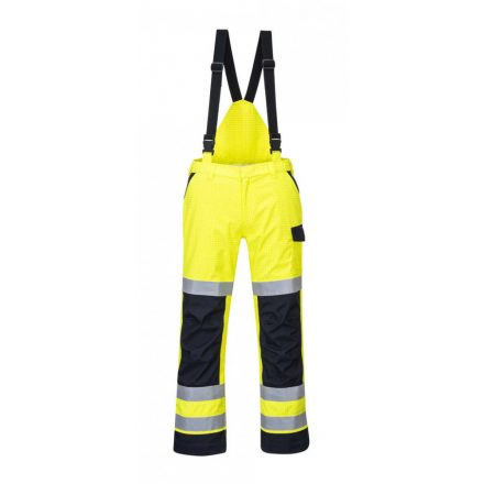 Portwest MV71 - Hi Vis MODAFLAME Rain Multi Norm Arc Nadrág - L - sárga