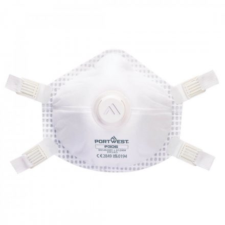 Portwest FFP3 Ultimate Valved Reusable Respirator (5 db) P306 - fehér - -