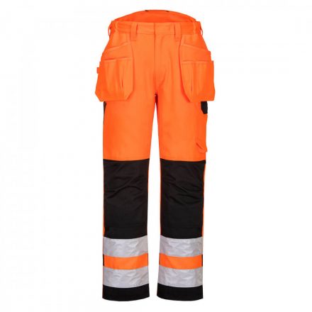 Portwest PW2 Hi-Vis Holster nadrág PW242 - narancs/fekete - 28 (XS)