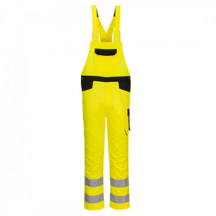 Portwest PW2 Hi-Vis kantáros nadrág PW244 - sárga / fekete - M