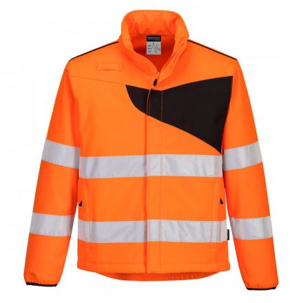 Portwest PW2 Hi-Vis Softshell Jacket (2L) PW275 - narancs/fekete - L