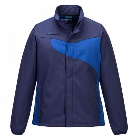 Portwest PW2  női Softshell (2L) PW278 - tengerészkék/piros - XS