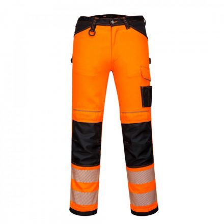 Portwest PW3 Hi-Vis nadrág PW340 - narancs/fekete - 28 (XS)