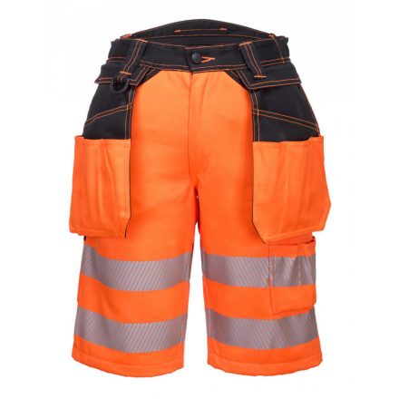 Portwest PW343 - PW3 Hi-Vis Holster rövidnadrág - 40 - narancs