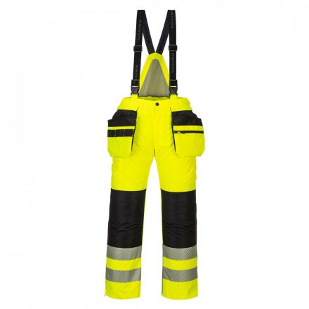 Portwest PW3 Hi-Vis téli nadrág PW351 - sárga / fekete - 5XL