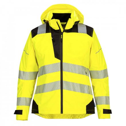 Portwest PW3 Hi-Vis női esőkabát PW389 - sárga / fekete - XS