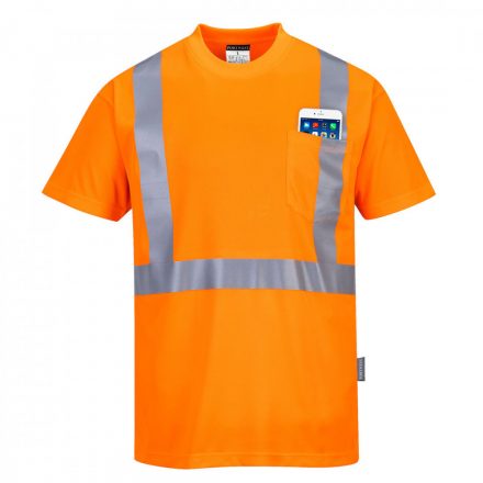 Portwest HiVis póló zsebbel S190 - narancs - 4XL