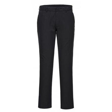 Portwest Women's Slim Fit Chino Pants S235 - fekete - 26 (S)