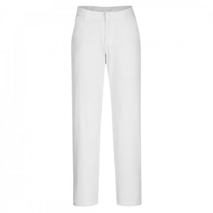 Portwest Women's Slim Fit Chino Pants S235 - fehér - 26 (S)