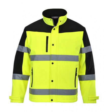 Portwest S429 - Kéttónusú Softshell kabát - L - sárga