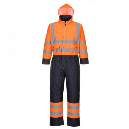 Portwest Contrastvízálló overál-bélelt S485 - sárga / fekete - 6XL