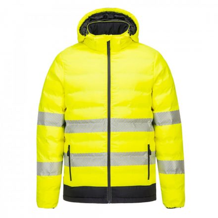 Portwest Hi-Vis fűtött kabát S548 - sárga / fekete - M