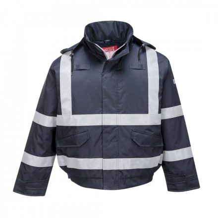 Portwest Bizflame Rain Multi Protection bomber kabát S783 - tengerészkék - 4XL