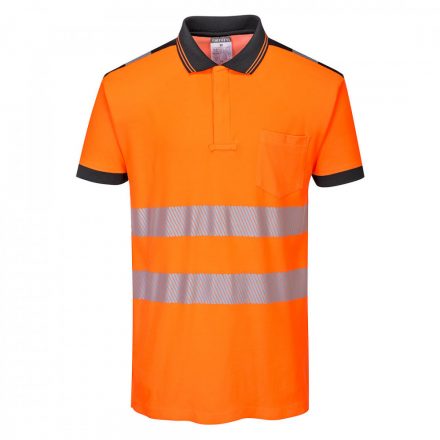 Portwest Jól láthatósági Vision pólóing T180 - narancs/fekete - 5XL