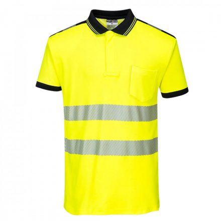 Portwest Jól láthatósági Vision pólóing T180 - sárga / fekete - 5XL