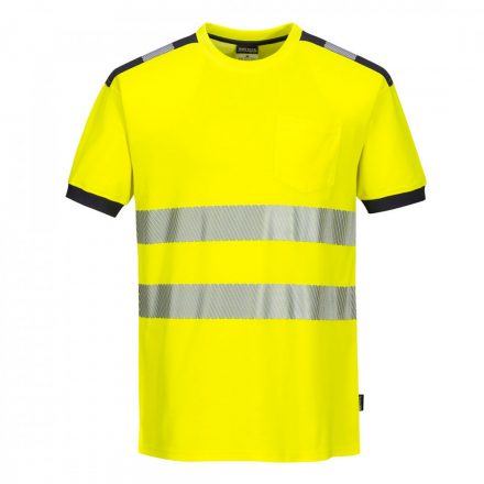 Portwest Jól láthatósági Vision póló T181 - sárga/szürke - 2XL