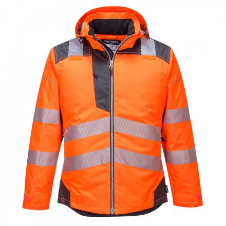 Portwest Vision Hi-Vis télikabát T400 - narancs/szürke - L