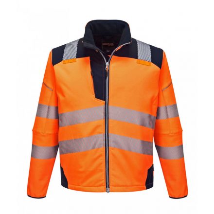 Portwest T402 - Vision Hi-Vis softshell kabát - L - narancs