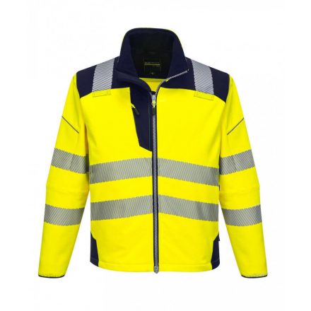 Portwest T402 - Vision Hi-Vis softshell kabát - L - sárga