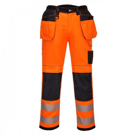 Portwest Vision Hi-Vis nadrág T501 - narancs/fekete - 28 (XS)