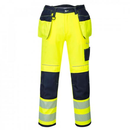 Portwest Vision Hi-Vis nadrág T501 - sárga / tengerészkék - 30 (S)