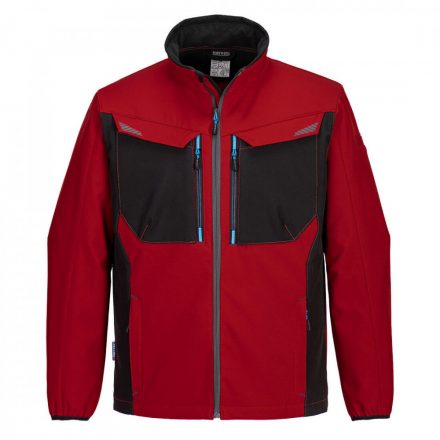 Portwest WX3 Softshell kabát T750 - sötét piros - L