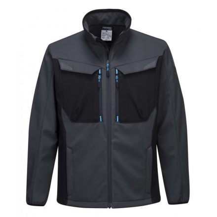 Portwest T750 - WX3 Softshell dzseki - L - metál szürke