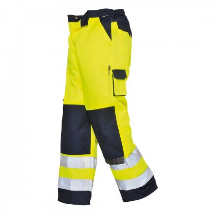 Portwest Texo Hi-Vis derekasnadrág TX51 - sárga / tengerészkék - XL