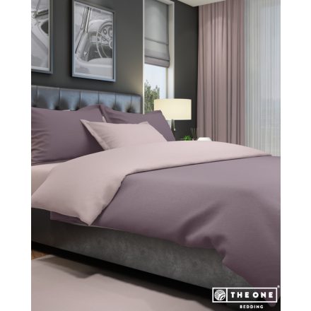 The One Towelling Classic King Size ágynemű szett T1-BC240 plum/mauve 240x220 cm