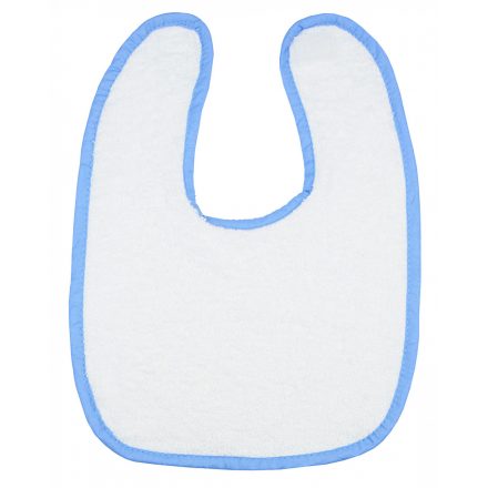 The One Towelling Frottír baba előke T1-BIB white/blue