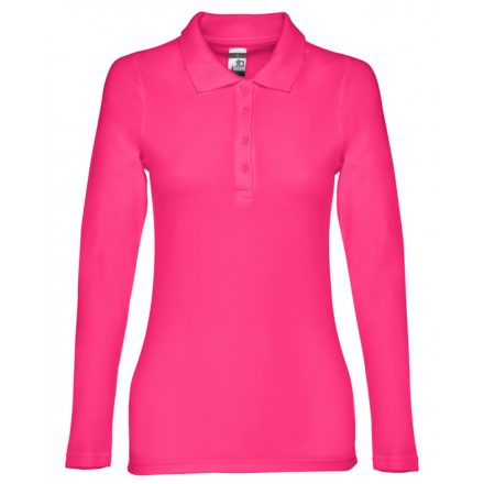 TH Clothes BERN WOMEN hosszú ujjú galléros póló TH-BERW fuchsia L