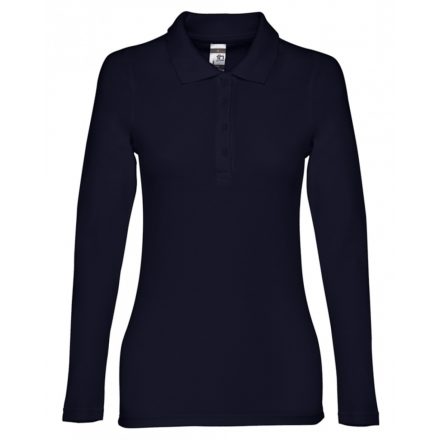 TH Clothes BERN WOMEN hosszú ujjú galléros póló TH-BERW navy L