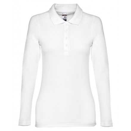 TH Clothes BERN WOMEN hosszú ujjú galléros póló TH-BERW white S